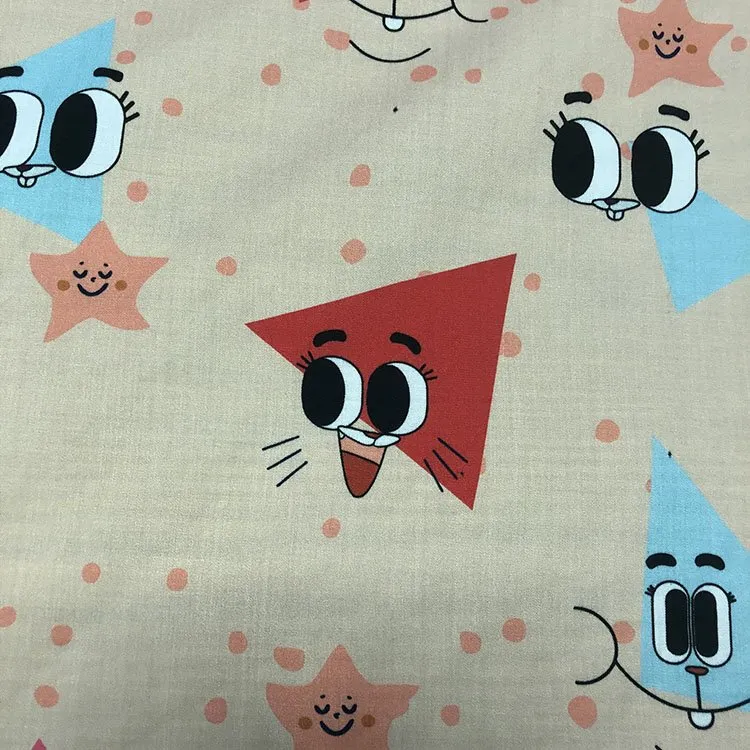 Lub hnub qub daim duab peb sab Tencel Rayon Twill Fabrics